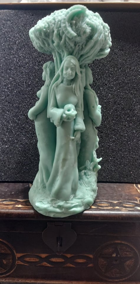 Goddess - Triple Maiden Mother Crone - SAGE GREEN Goddess - Triple Maiden Mother Crone - SAGE GREEN